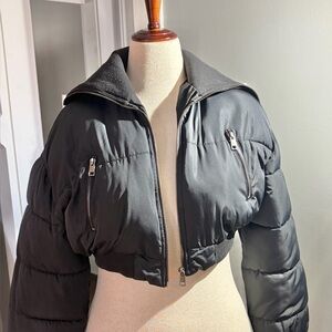 Urban Outfitters Black Puffer Jacket